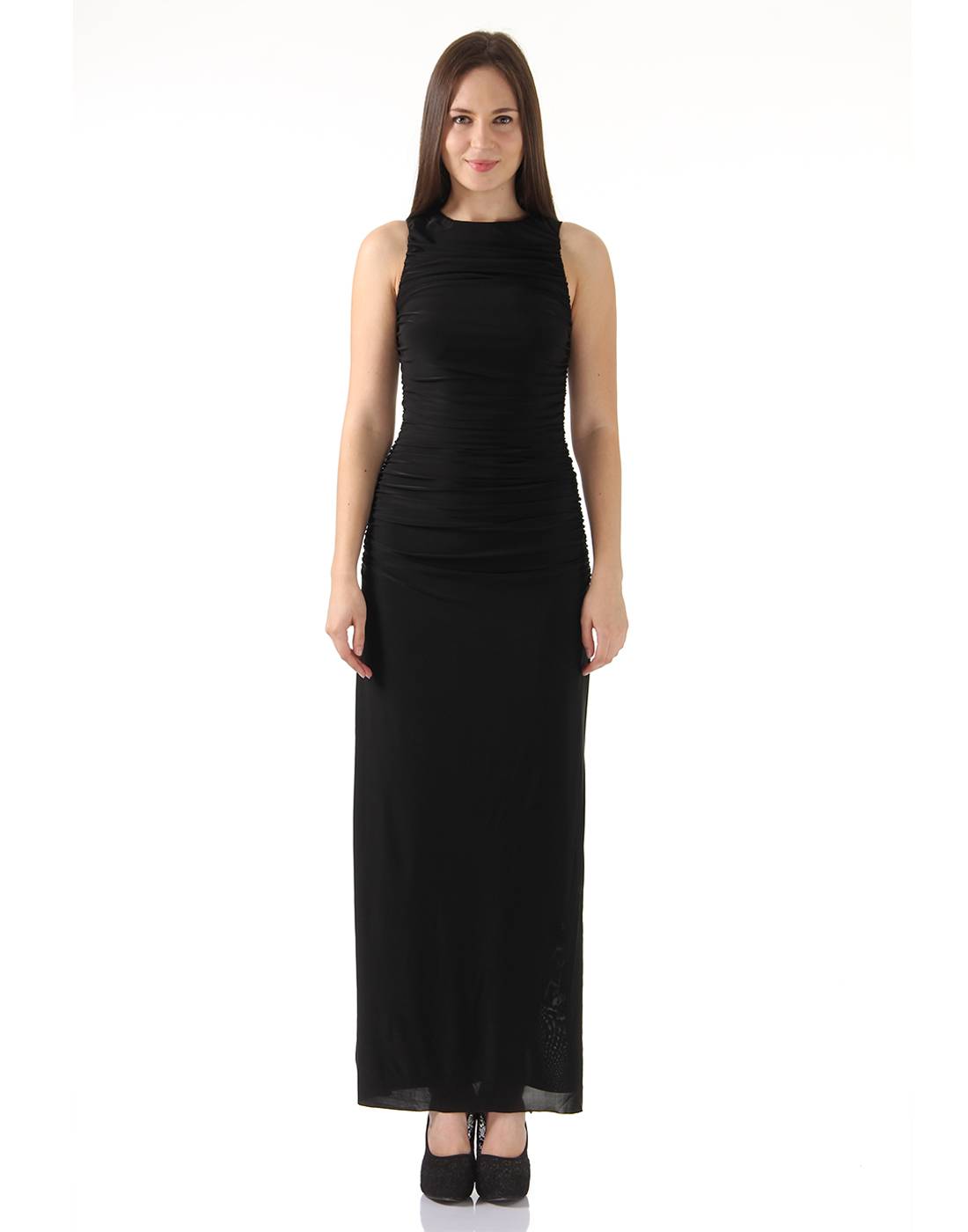 Ax Paris Women Party Black Maxi Dress